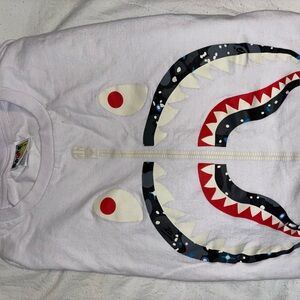 BAPE White Graphic Tee